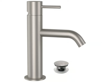 X STYLE INOX - Countertop single handle stainless steel washbasin mixer by Remer Rubinetterie - view 2